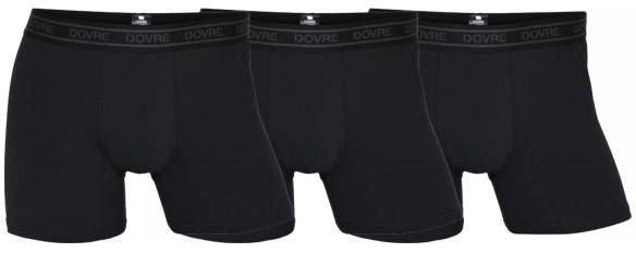 Dovre Kalsonger 3P Organic Cotton Boxers Svart ekologisk bomull Small Herr 