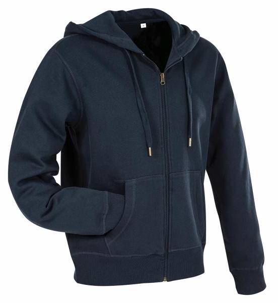 Stedman Active Hooded Sweatjacket For Men Mörkblå Small Herr 