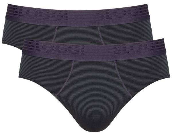 Sloggi Kalsonger 2P Men Ever Cool Brief Svart Small Herr 