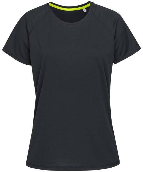 Stedman Active 140 Raglan For Women Svart polyester Small Dam 