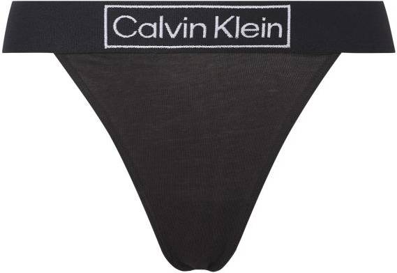 Calvin Klein Trosor Reimagined Heritage High Leg Thong Svart Small Dam 