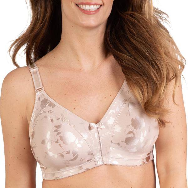 NATURANA BH Heritage Minimizer Soft Bra Floral Beige polyamid B 75 Dam 