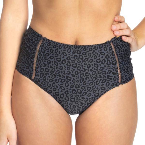 Panos Emporio Panthera Olympia High Waist Brief Svart/Grå polyamid 38 Dam 