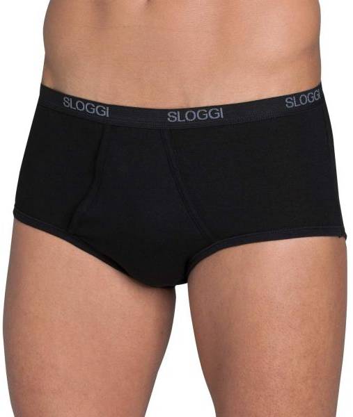 Sloggi Kalsonger For Men Basic Maxi Svart bomull Small Herr 