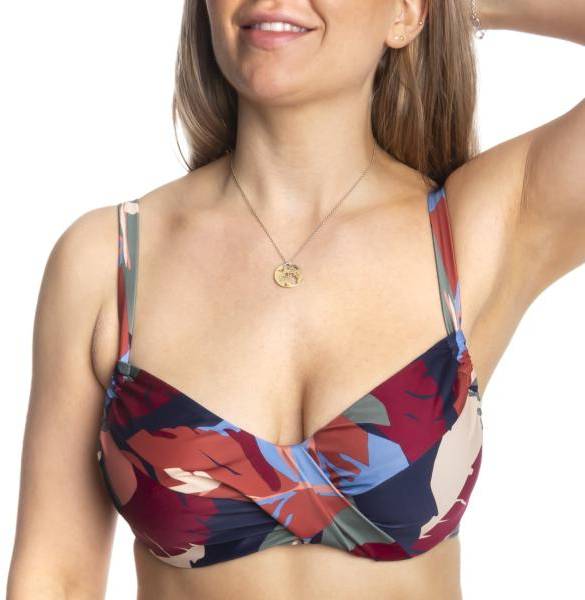 Scampi Vulcano Canopy Marine Bikini Top Blå Mönstrad Small Dam 