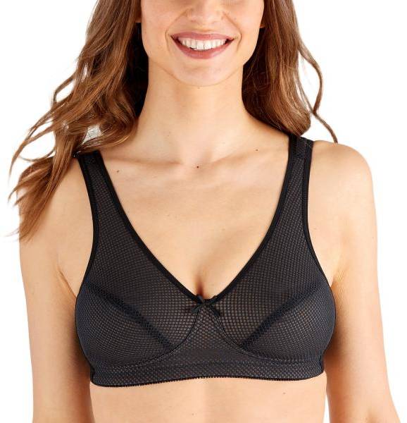 Swegmark BH Net Organic Cotton Soft Bra Svart B 75 Dam 