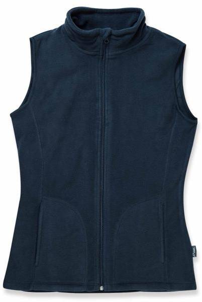 Stedman Active Fleece Vest For Women Mörkblå Polyester Small Dam (Övriga Jackor i kategorin Jackor)