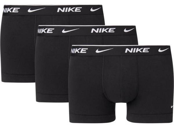 Nike Kalsonger 3P Everyday Essentials Cotton Stretch Trunk Svart bomull Small Herr 