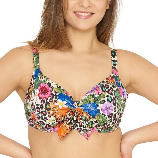 Saltabad Godiva Dolly Bikini Bra Flerfärgad polyamid D 75 Dam 