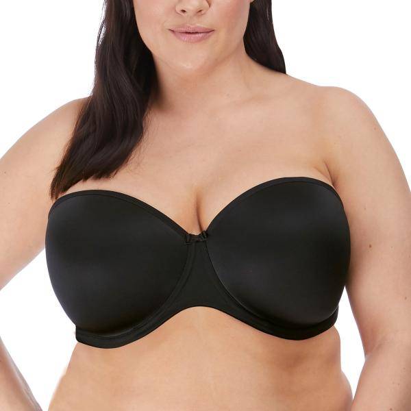 Elomi BH Smooth Moulded Strapless Bra Svart E 90 Dam 