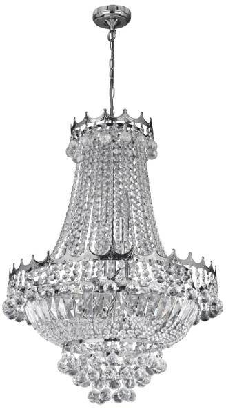 Versailles kristall taklampa (Krom) 