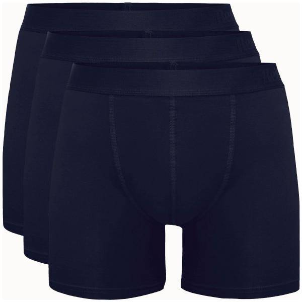 Resteröds Kalsonger 3P Bamboo Boxer Long leg Marin Small Herr 