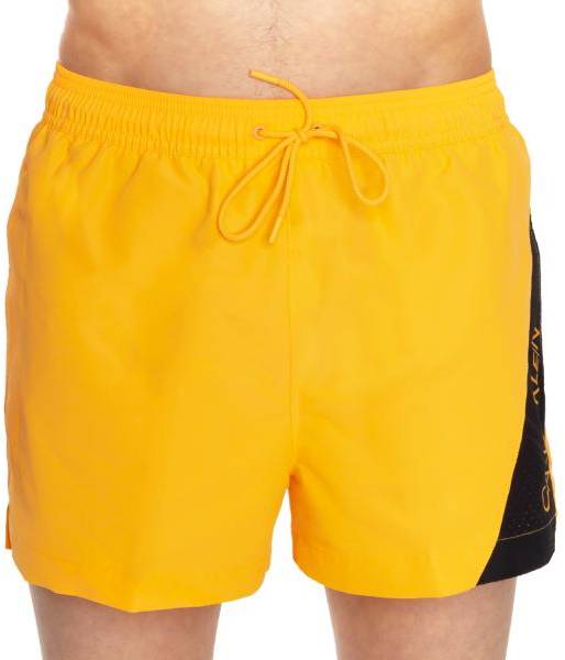 Calvin Klein Badbyxor Blocking Short Drawstring Orange Polyester Small Herr (Badshorts i kategorin Badkläder)
