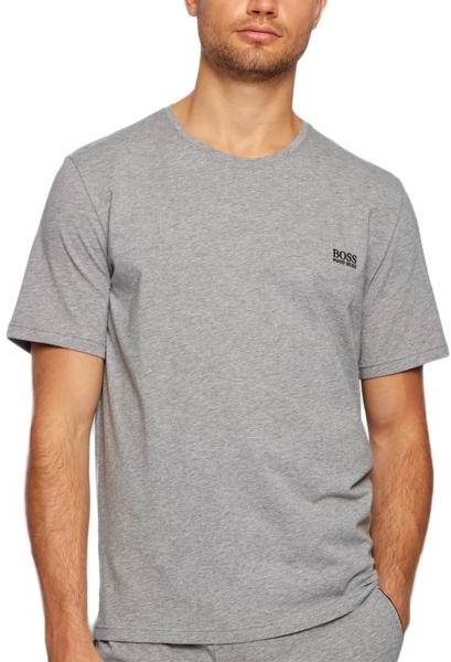 BOSS Mix and Match T-shirt With Logo Grå bomull Small Herr 