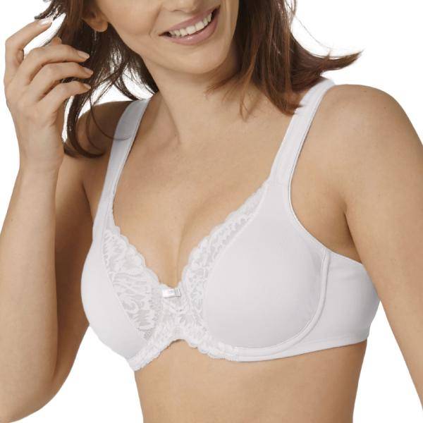 Triumph BH Modern Lace Cotton Underwire Bra Vit B 75 Dam 