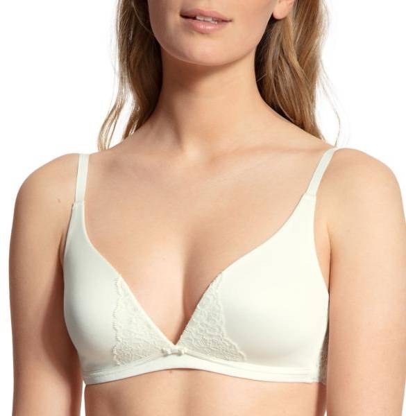 Calida BH Sensual Secrets Soft Triangle Bra Creme A 70 Dam 