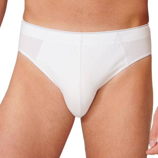 Schiesser Kalsonger 95-5 Organic Cotton Mini Brief Vit ekologisk bomull Small Herr 