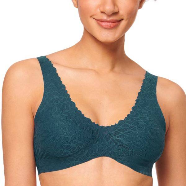 Sloggi BH ZERO Feel Lace 2.0 Bralette Petrol Small Dam 