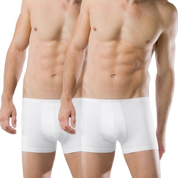 Schiesser Kalsonger 2P Essentials Boxer Briefs Vit bomull Small Herr 