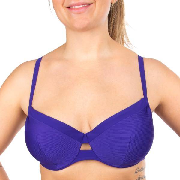 Chantelle Vibrant Covering Underwire Bikini Bra Blå C 75 Dam 