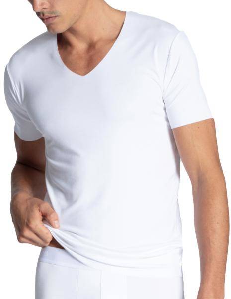 Calida Clean Line T-shirt Vit micro modal Small Herr 