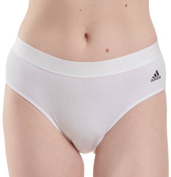 Adidas Trosor Solid Cotton Bikini Style Brief Vit Bomull Small Dam (Övriga Trosor i kategorin Trosor)