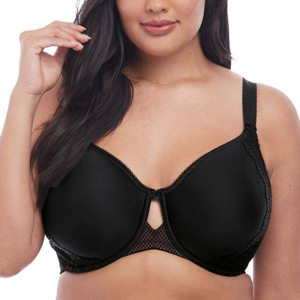 Elomi BH Charley Spacer T-Shirt Bra Svart E 80 Dam 