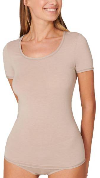 Schiesser Personal Fit Crew Neck Beige Small Dam 