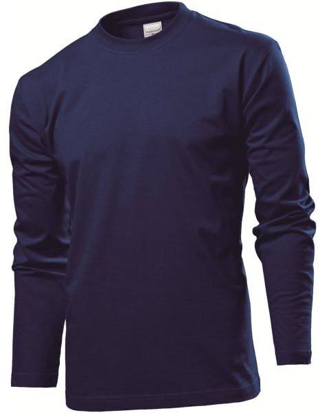 Stedman Comfort-T Long Sleeve Marin bomull Small Herr 