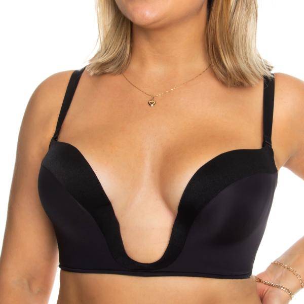 Wonderbra BH Ultimate Silhouette Micro Plunge Svart A 70 Dam 