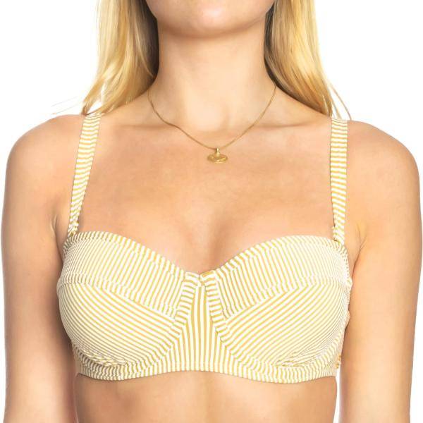 Sunseeker Vintage Prairie Underwire Bikini Bra Senapsgul D 36 Dam 