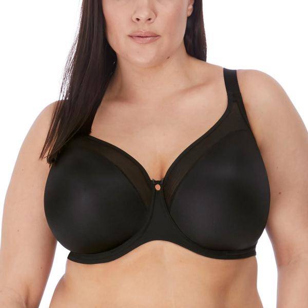 Elomi BH Smooth Underwired Bra Svart E 90 Dam 