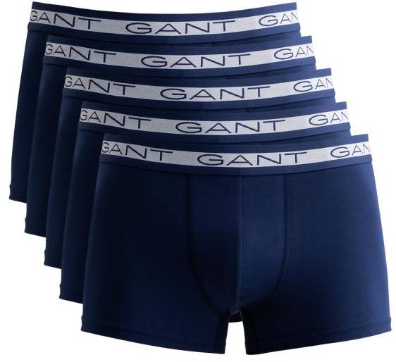 Gant Kalsonger 5P Basic Trunks Marin bomull Small Herr 