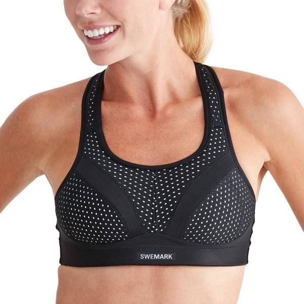 Swemark Incredible Extreme Support Sports Bra BH Svart B 75 Dam 