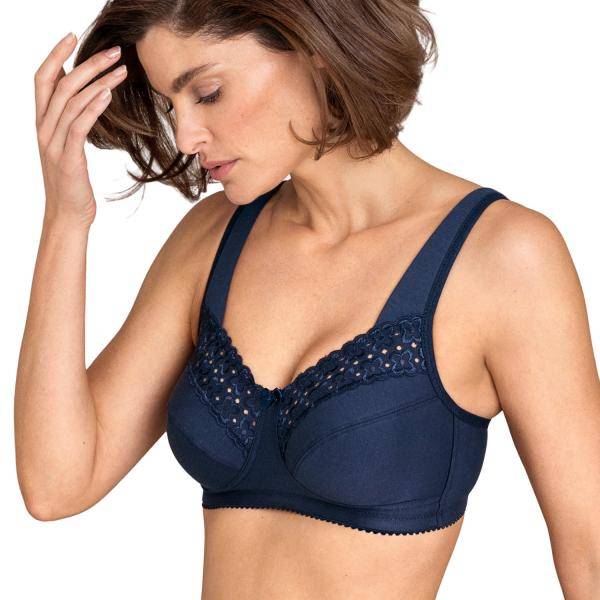 Miss Mary Broderie Anglais Soft Bra BH Mörkblå B 80 Dam 