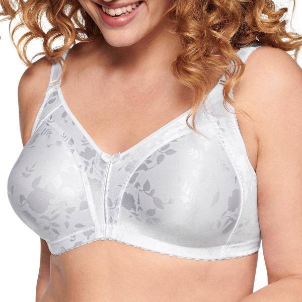 NATURANA BH Heritage Minimizer Soft Bra Floral Vit polyamid B 75 Dam 