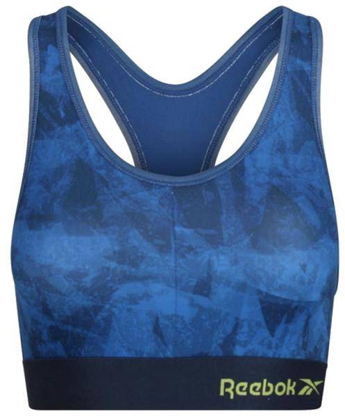 Reebok BH Gail Sports Crop Top Blå polyester Small Dam 