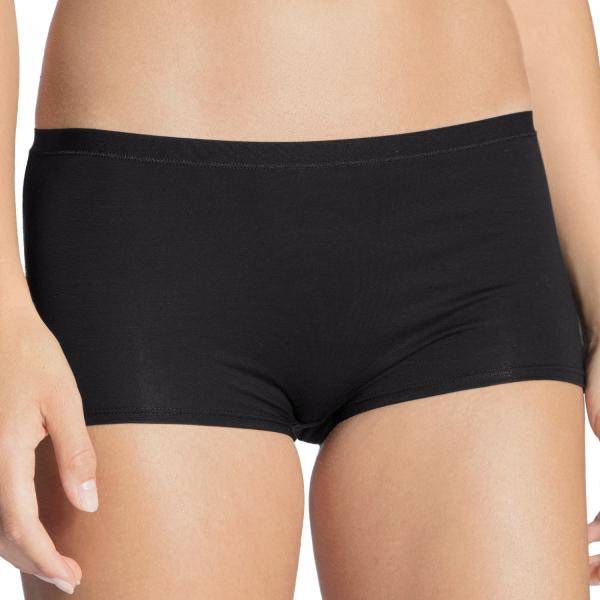 Calida Trosor Natural Comfort Panty Svart bomull Small Dam 