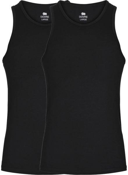 Dovre 2P Bamboo Singlet Svart Medium Herr 