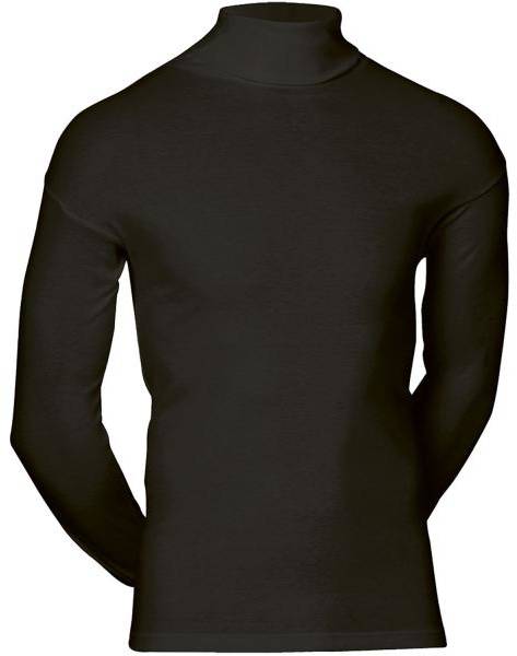 JBS Classic Roll Neck Long Sleeve Svart bomull Small Herr 