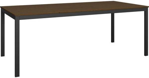 Soma matbord 200 x 98 cm - Svart/espresso 