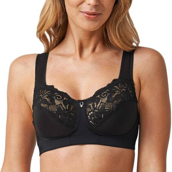 Abecita BH Support Soft Bra 144189 Svart B 75 Dam 