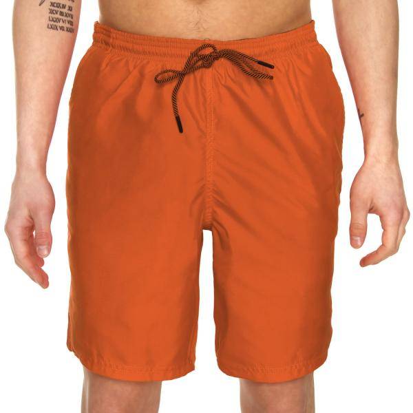 BOSS Badbyxor Ocra Swim Shorts Orange polyester Large Herr 