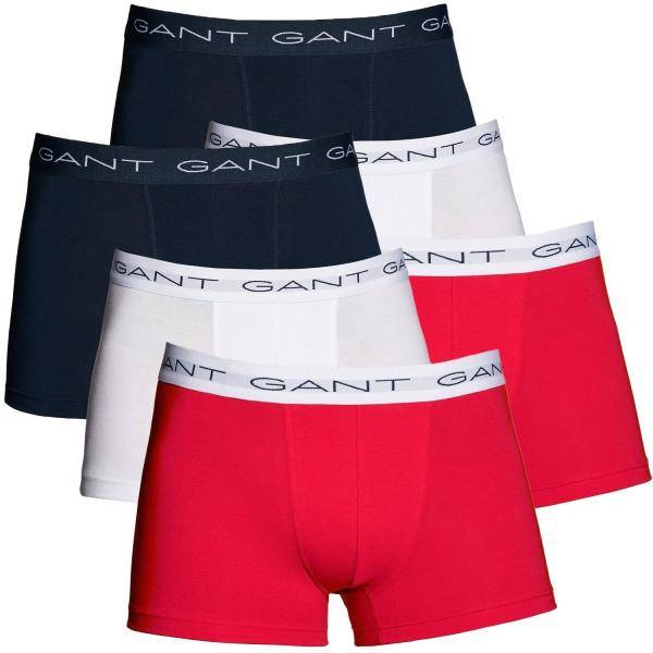 Gant Kalsonger 6P Essential Basic CS Trunks Flerfärgad bomull Large Herr 