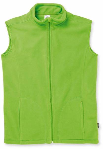 Stedman Active Fleece Vest For Men Grön polyester Small Herr 