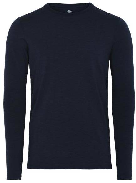 Dovre Organic Wool Long Sleeve Shirt Marin merinoull Small Herr 