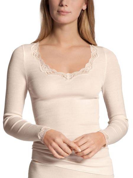 Calida Richesse Lace Long-sleeve Top Benvit 40-42 Dam 