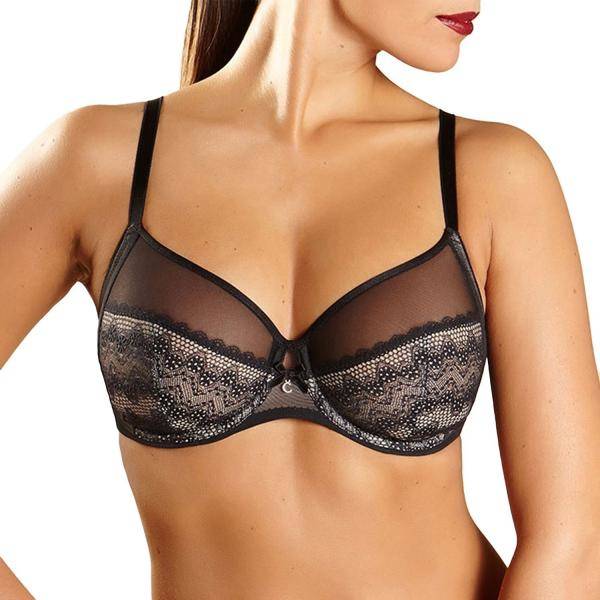 Chantelle BH Revele Moi 4-part Bra Svart B 75 Dam 