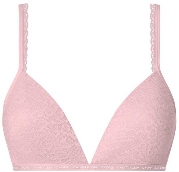 Calvin Klein BH CK One Lace Triangle Bra Ljusrosa Small Dam 