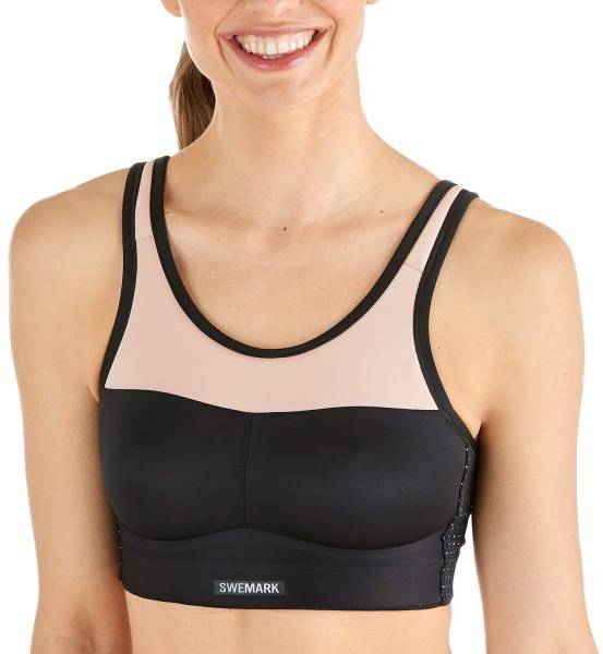 Swemark Energy Moulded Sport Bra BH Svart B 75 Dam 